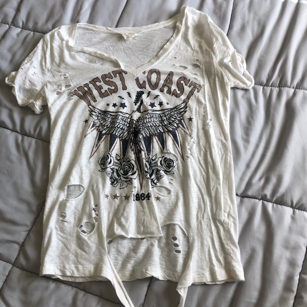 Distressed tee